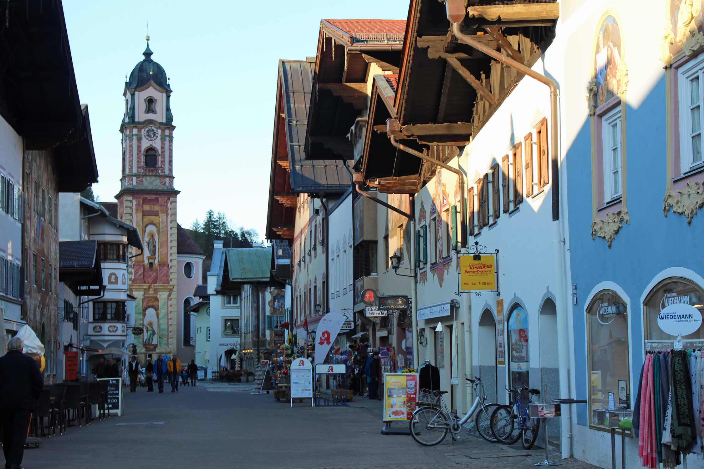 Le centre-ville médiéval de Mittenwald
