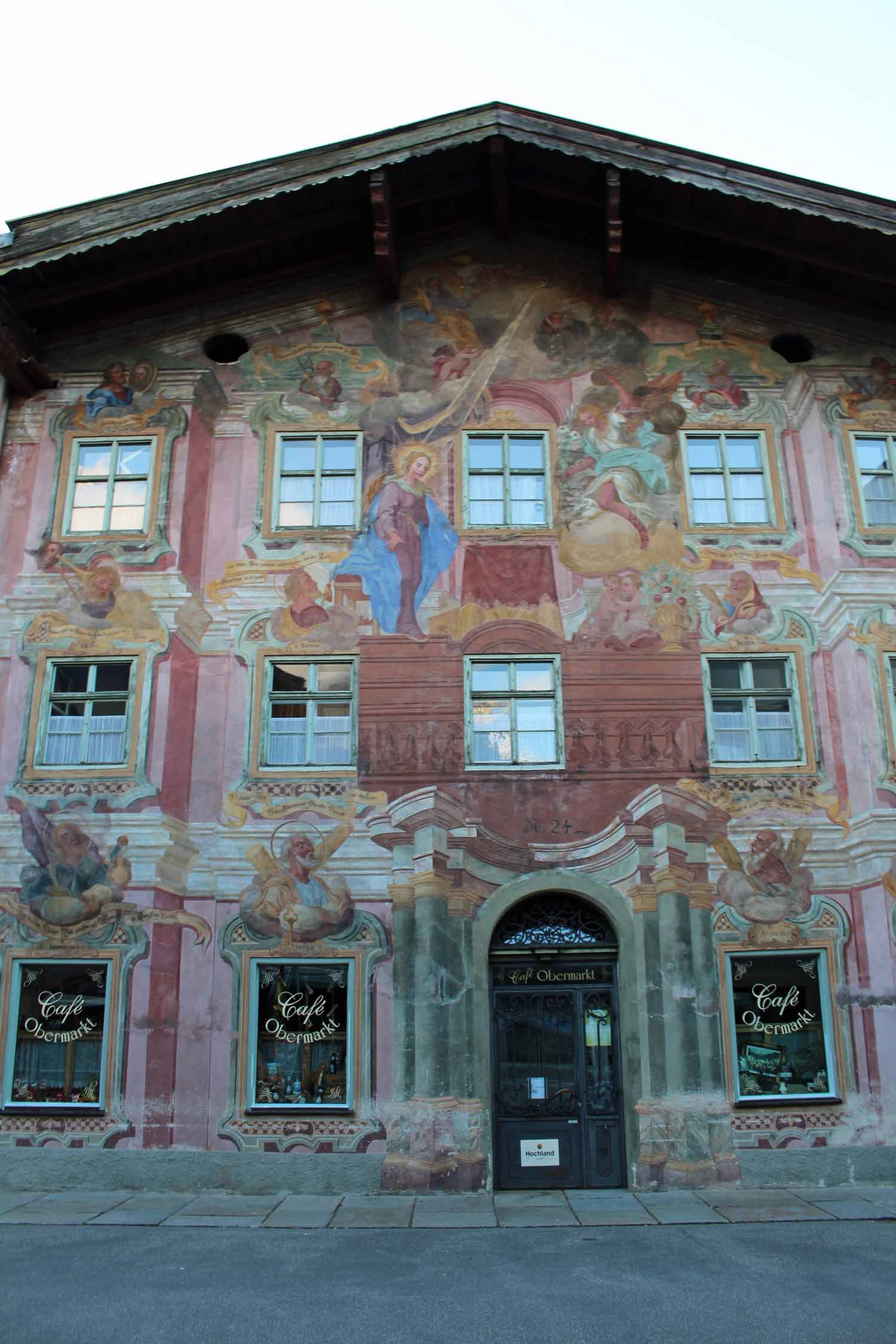 Les maisons colorées de Mittenwald
