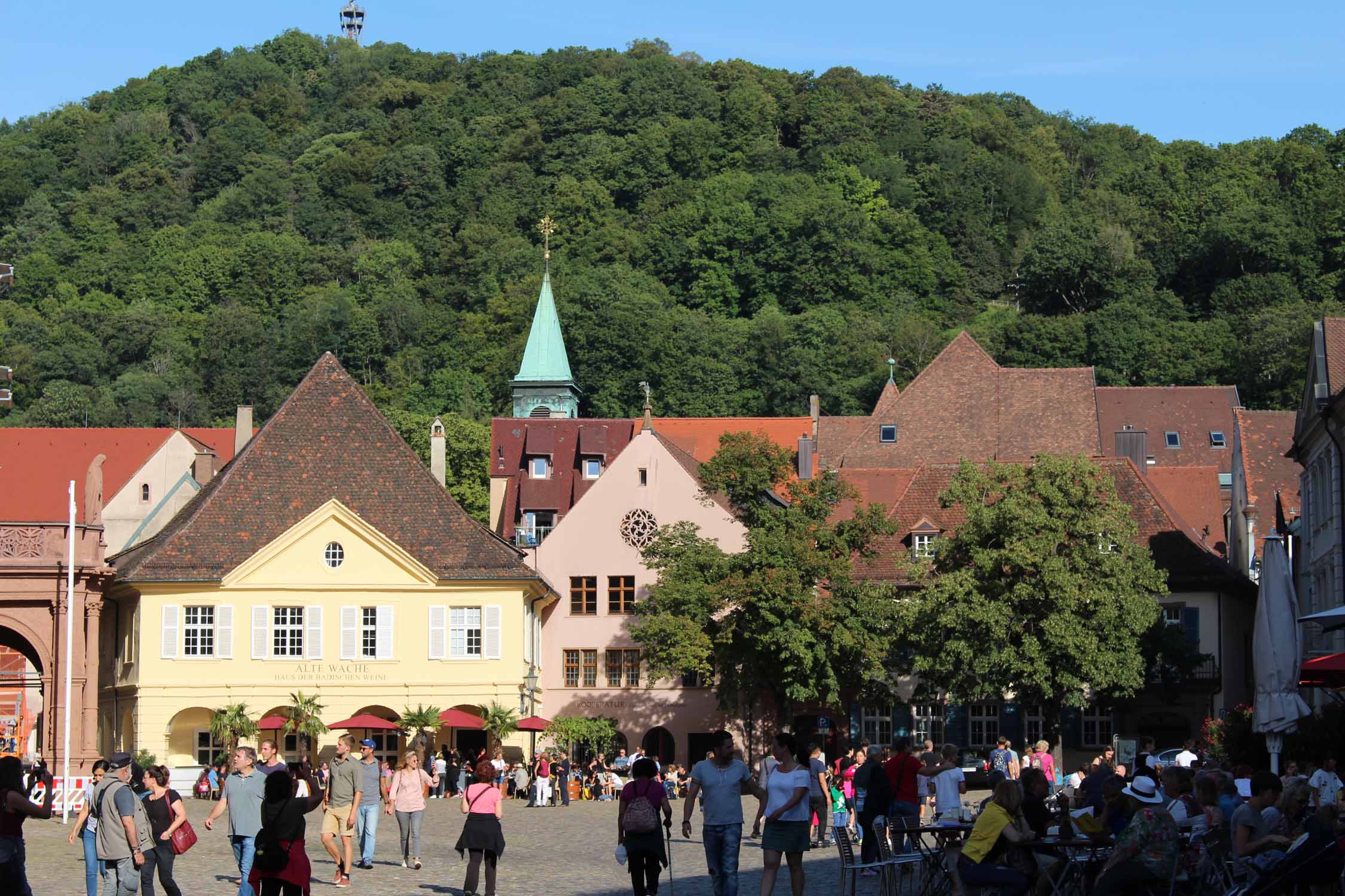 Fribourg-en-Brisgau, place de la cathédrale