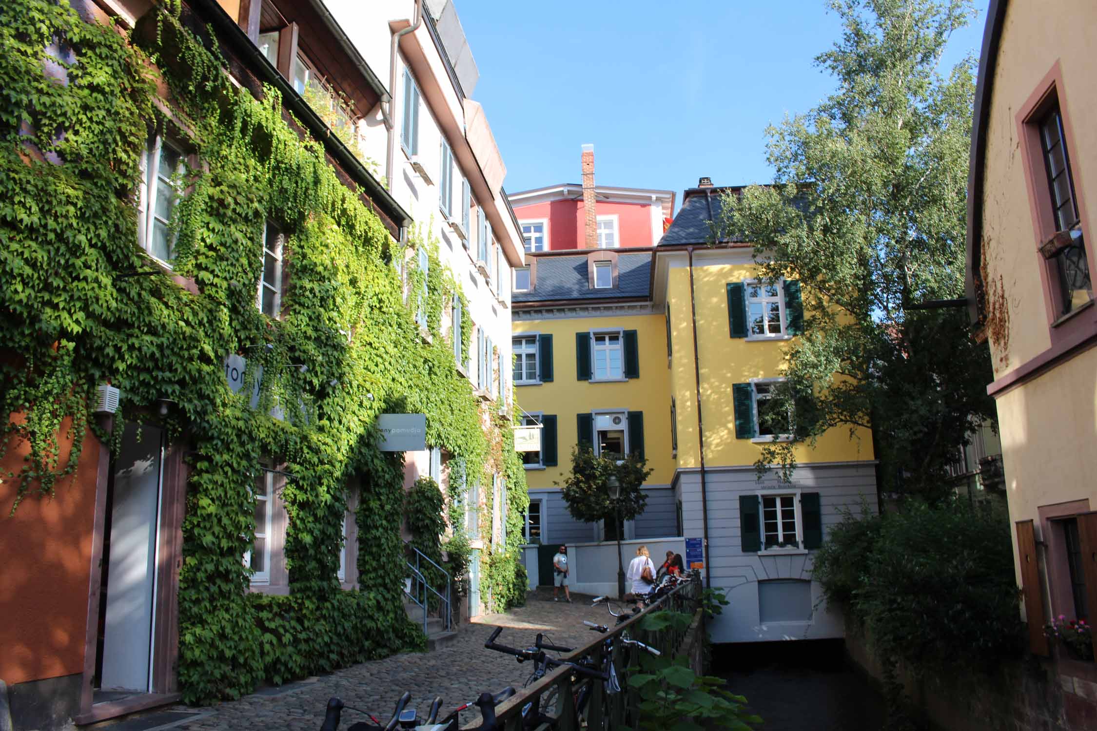 Fribourg-en-Brisgau, ruelle Gerberau, canal