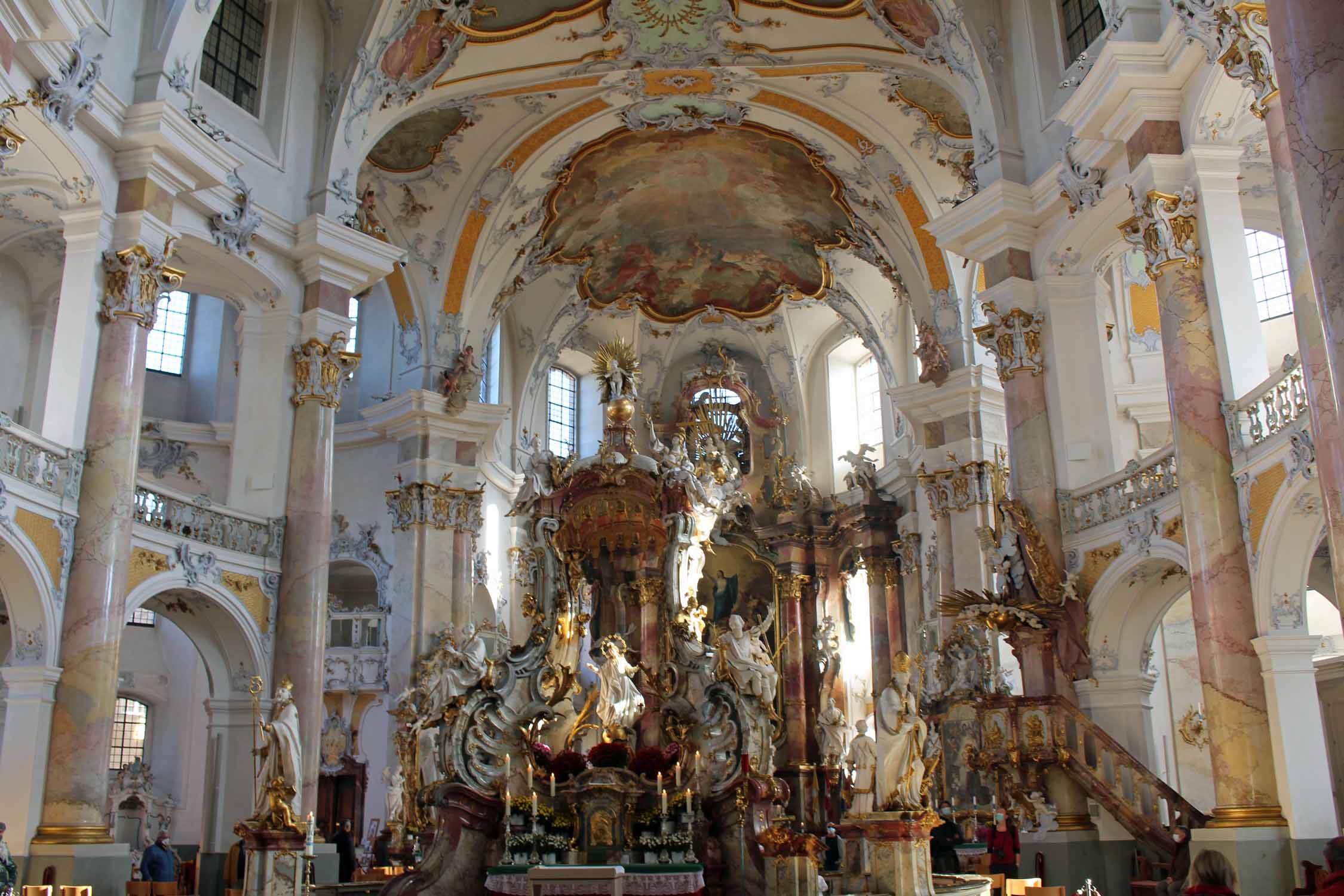 Basilique de Vierzehnheiligen, intérieur