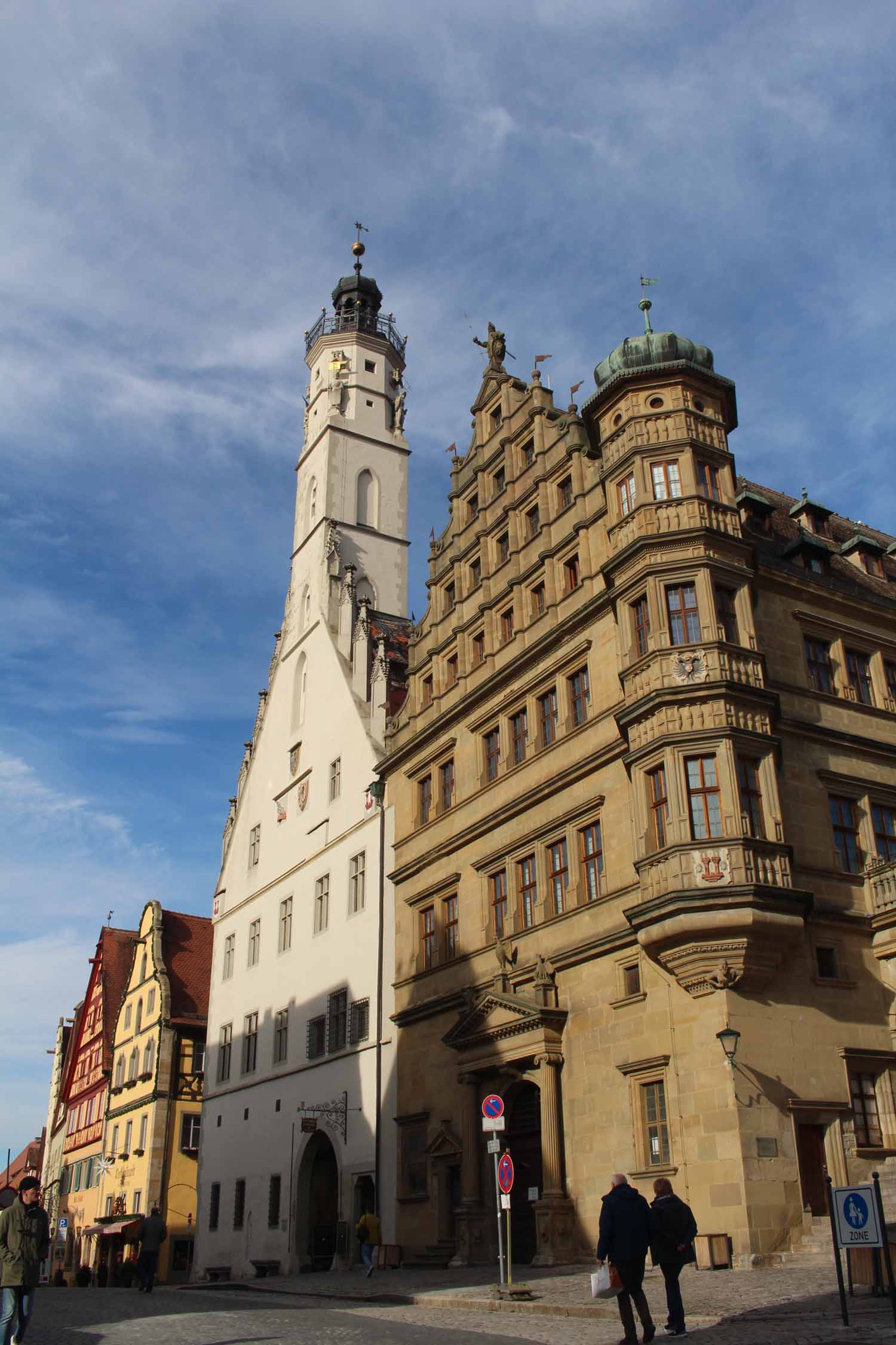 Rothenburg ob der Tauber, hôtel de ville, beffroi