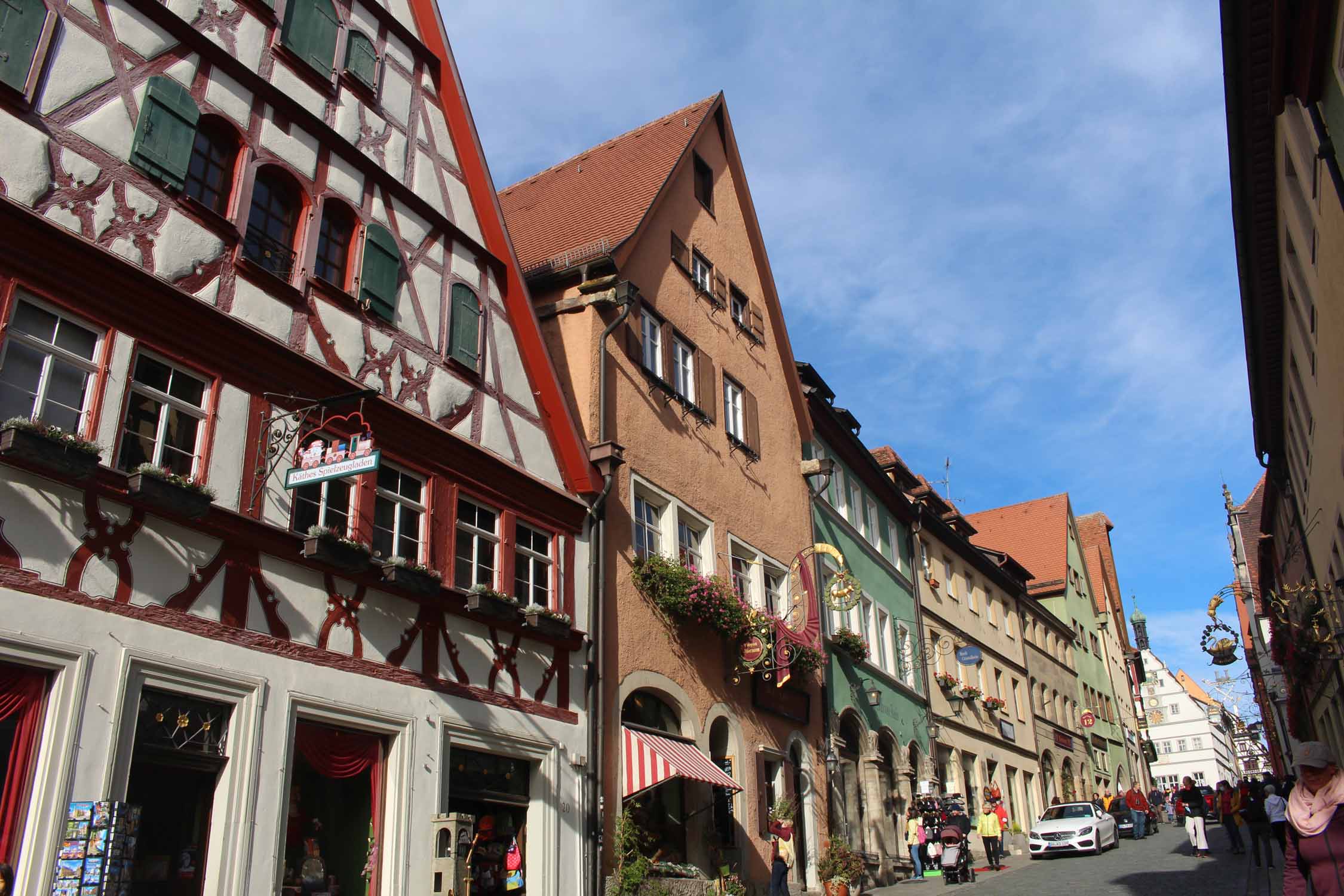 Rothenburg ob der Tauber, rue typique