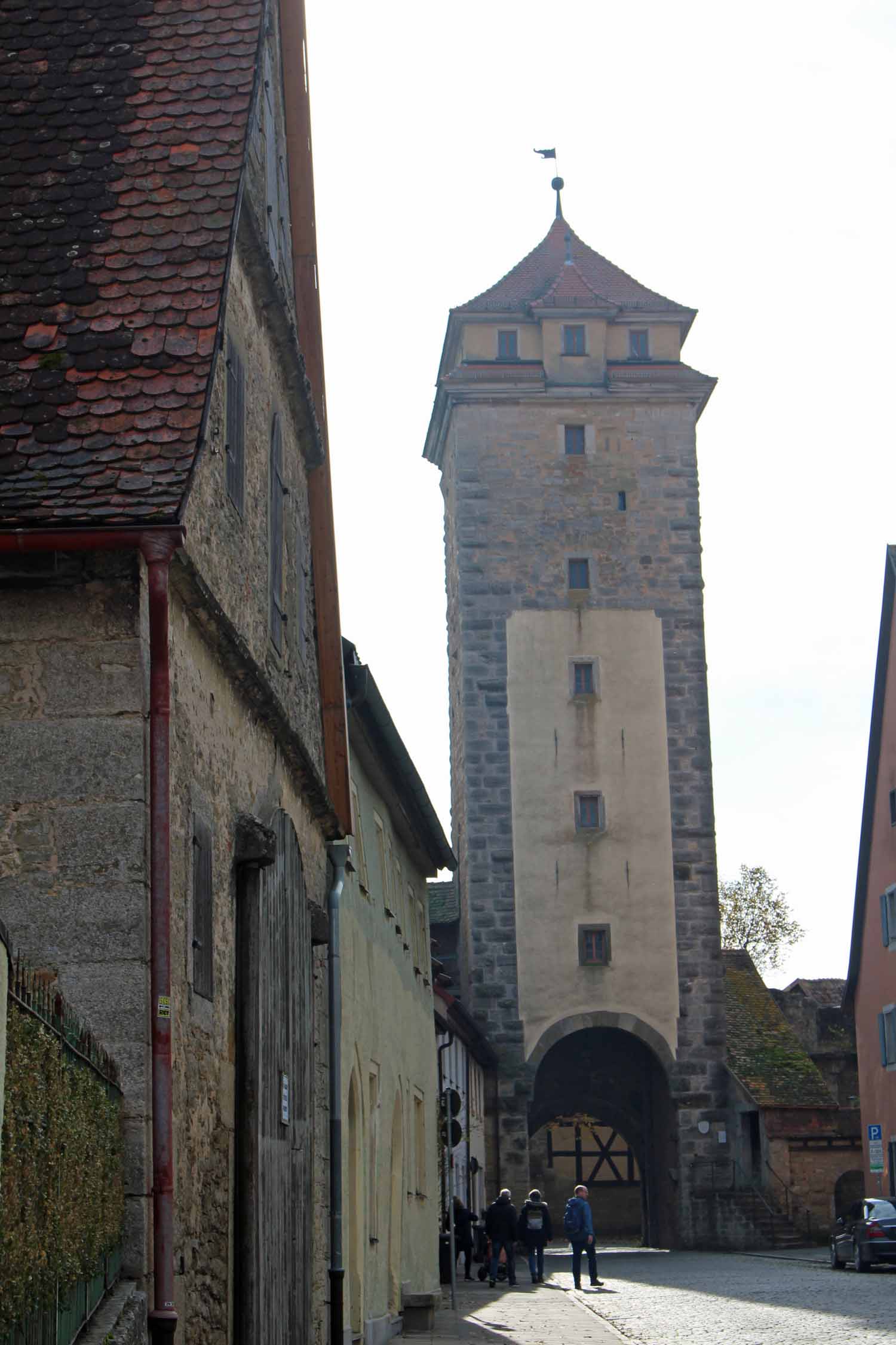 Rothenburg ob der Tauber, porte de l'Hôpital