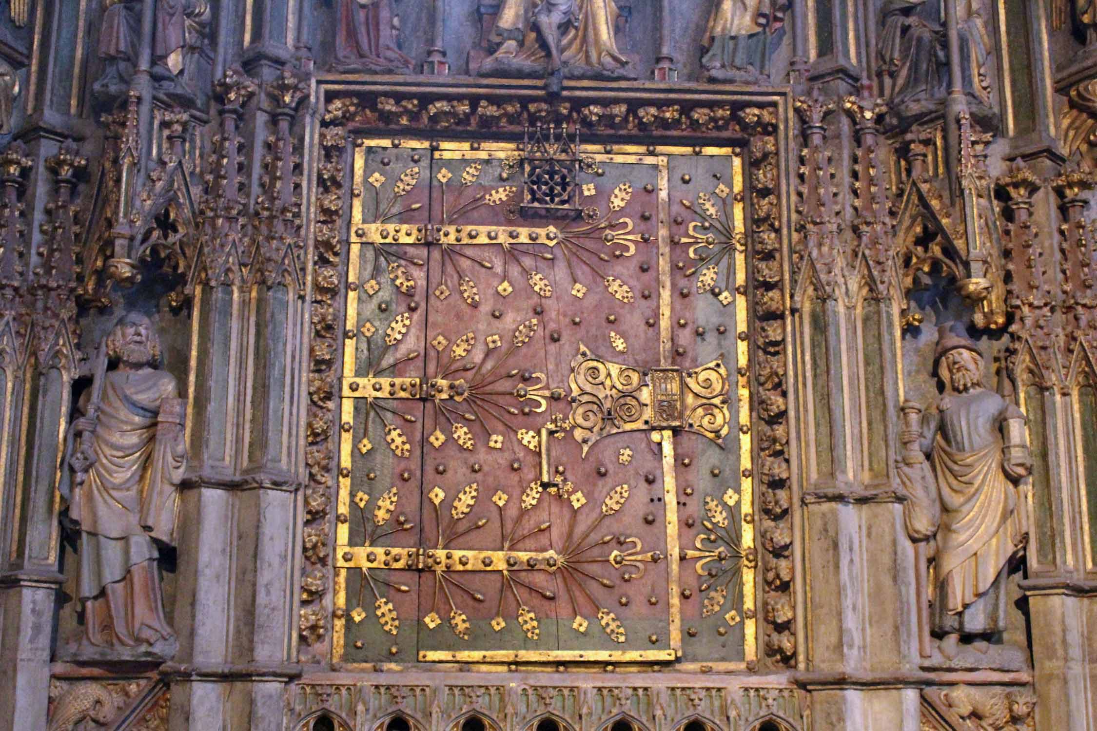 Nuremberg, église Saint-Sebald, Ciborium polychrome