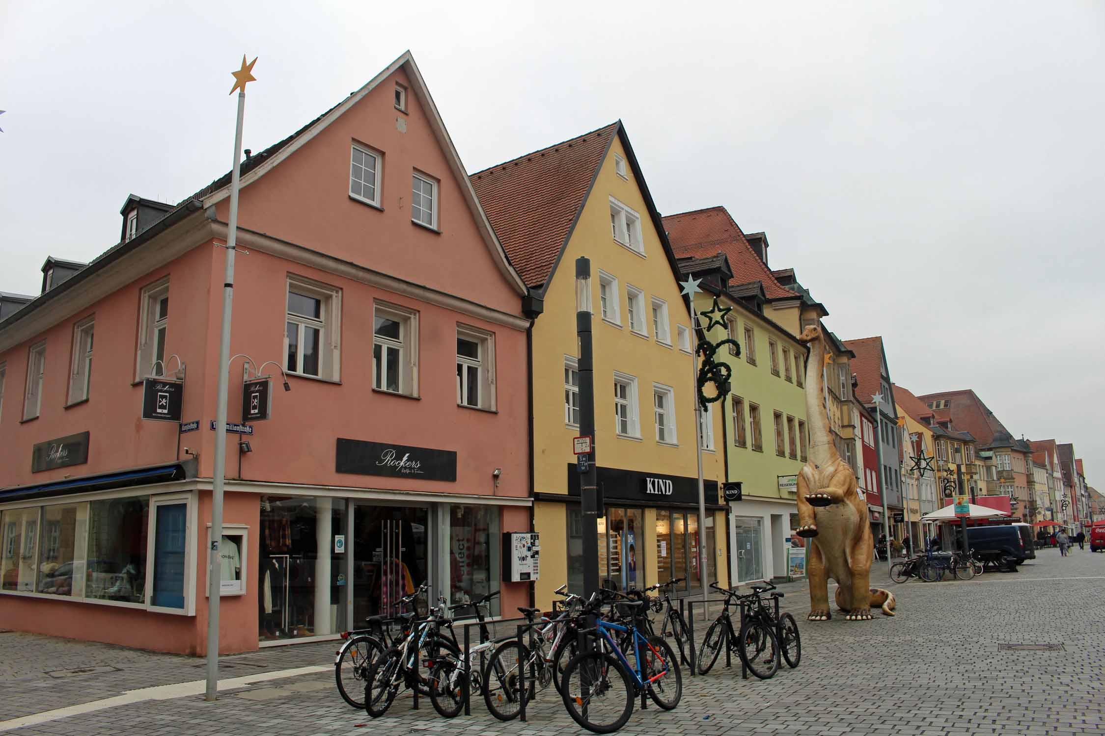 Bayreuth, maisons colorées