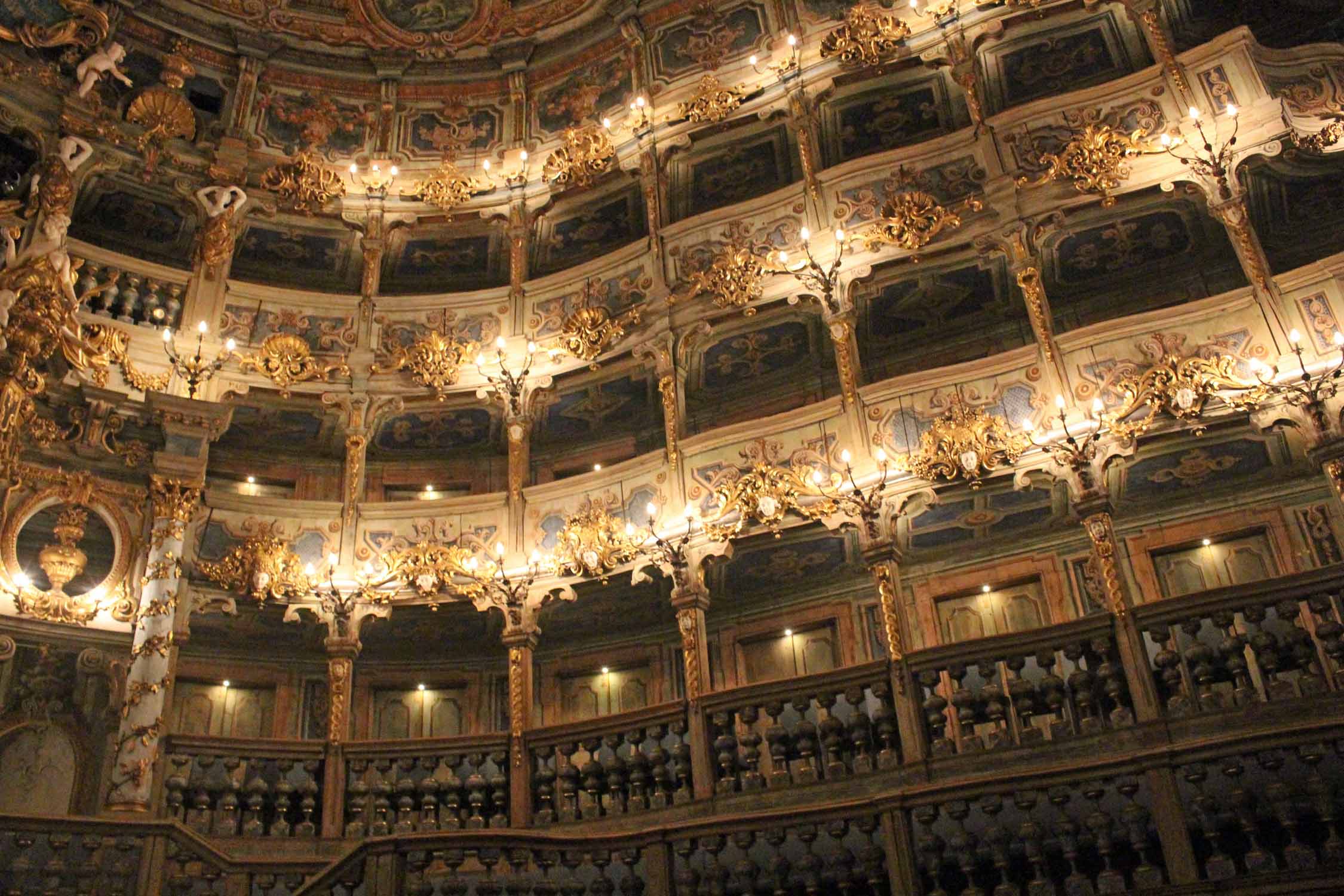 Bayreuth, Opéra des Margraves, intérieur