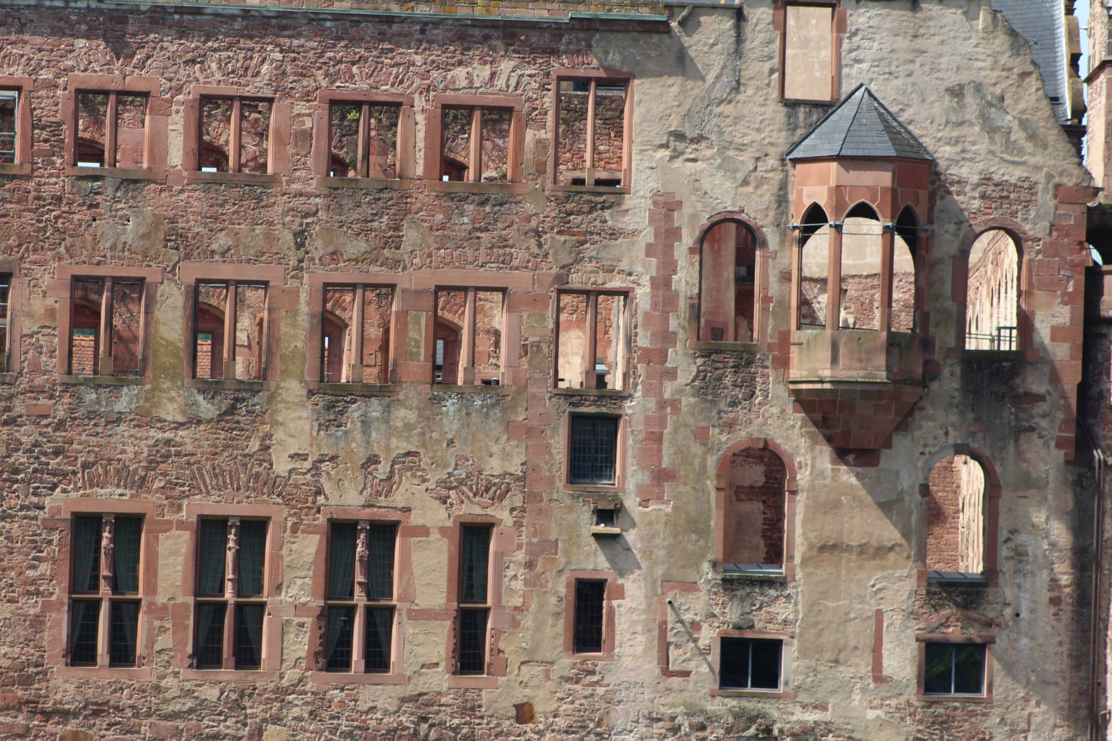 Heidelberg, ch&acirc;teau, d&eacute;tail