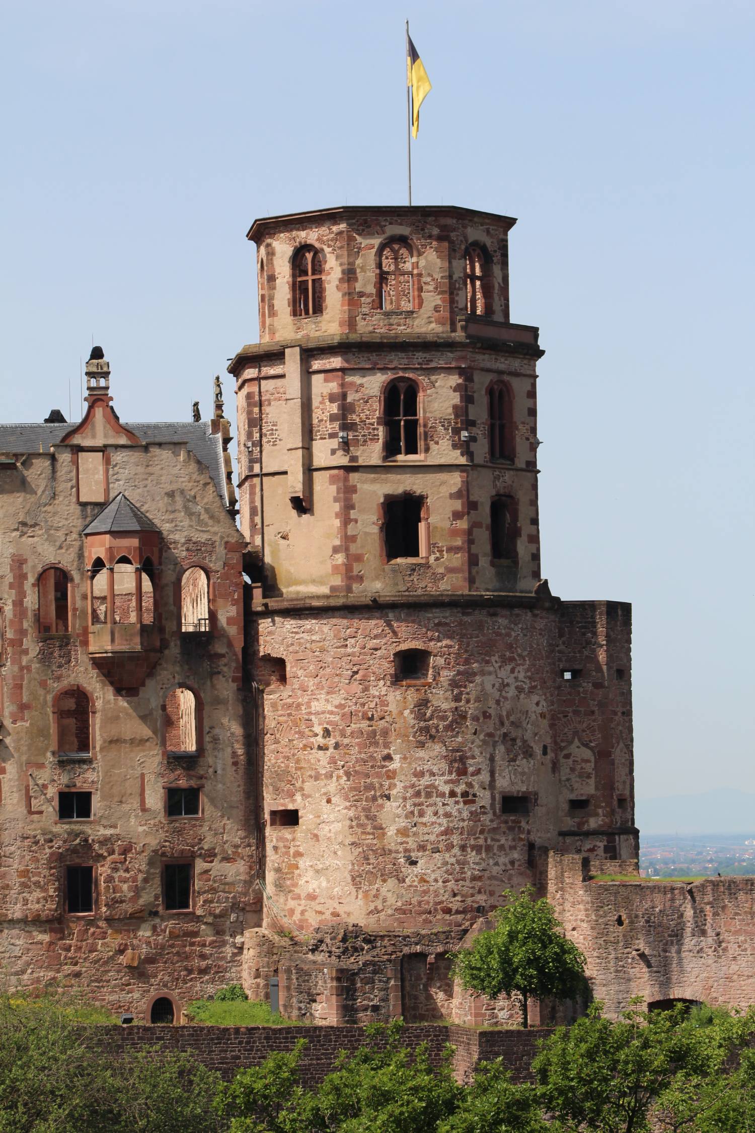 Heidelberg, ch&acirc;teau, tour