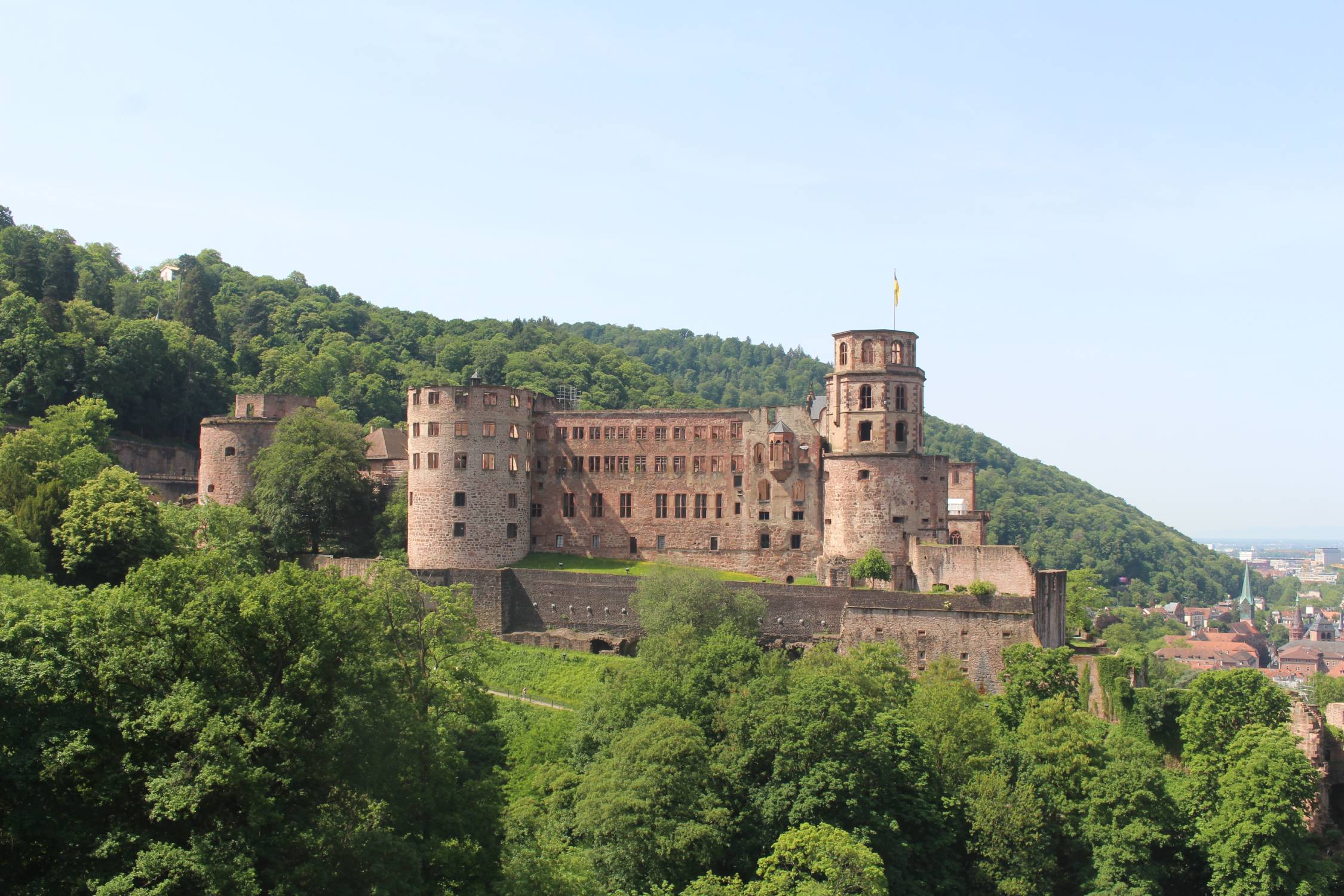 Heidelberg, ch&acirc;teau, panorama