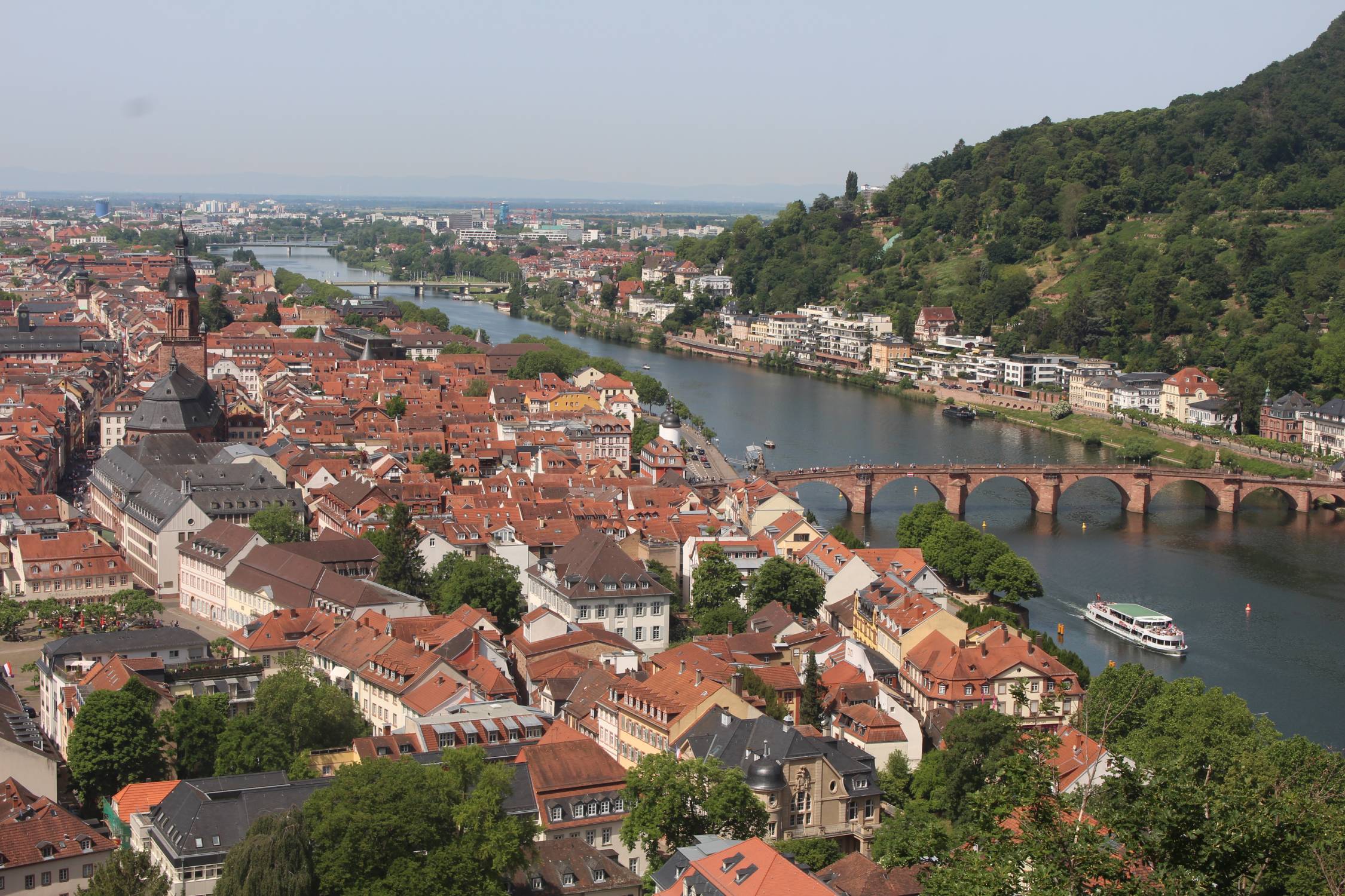 Heidelberg, centre historique, Neckar