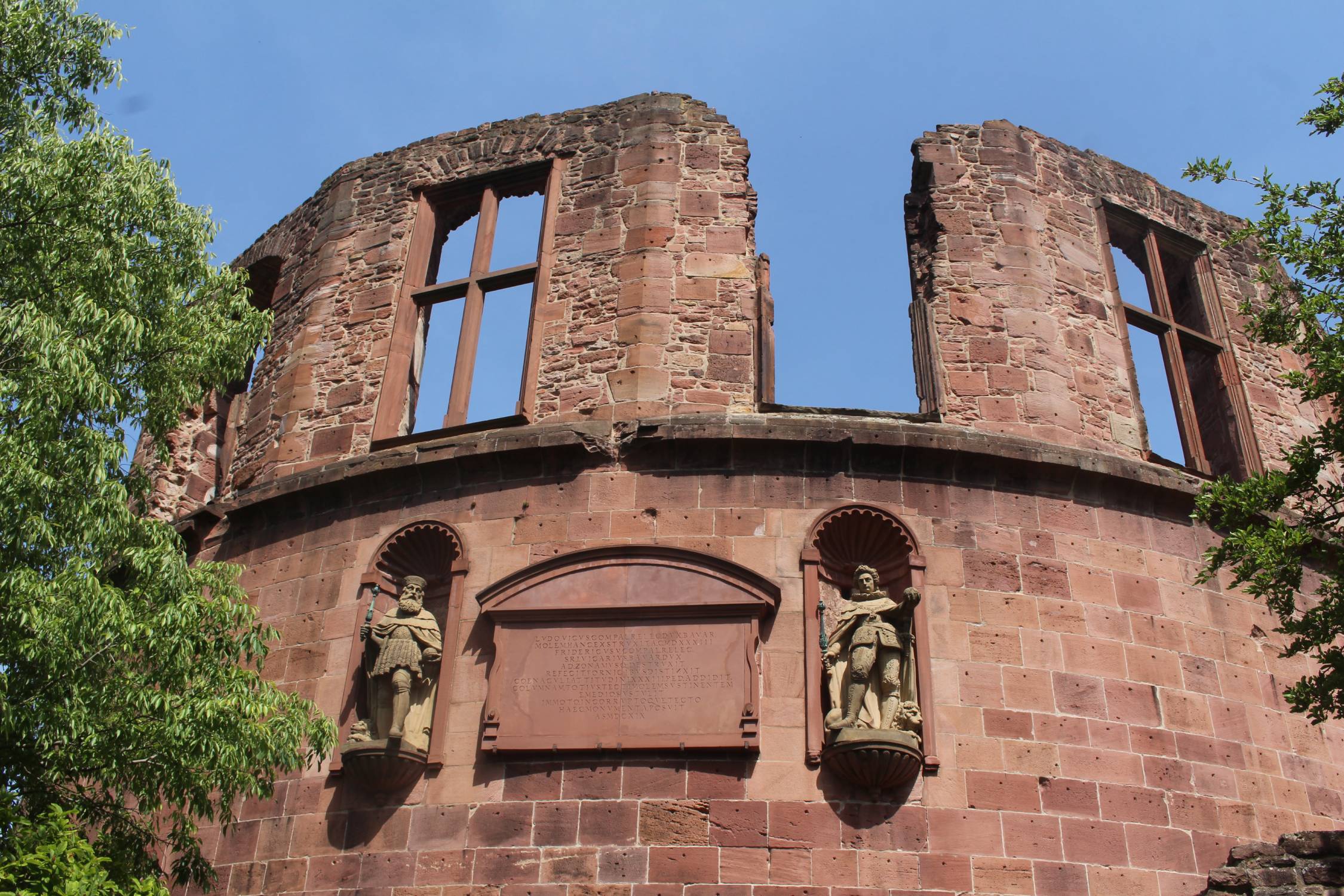 Heidelberg, ch&acirc;teau, ruines