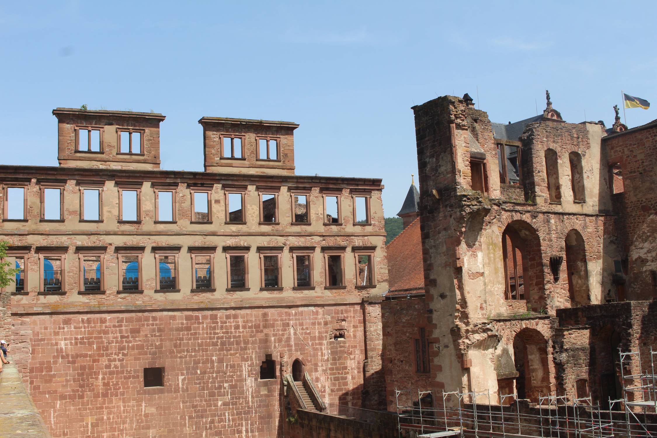 Ch&acirc;teau de Heidelberg, ruines