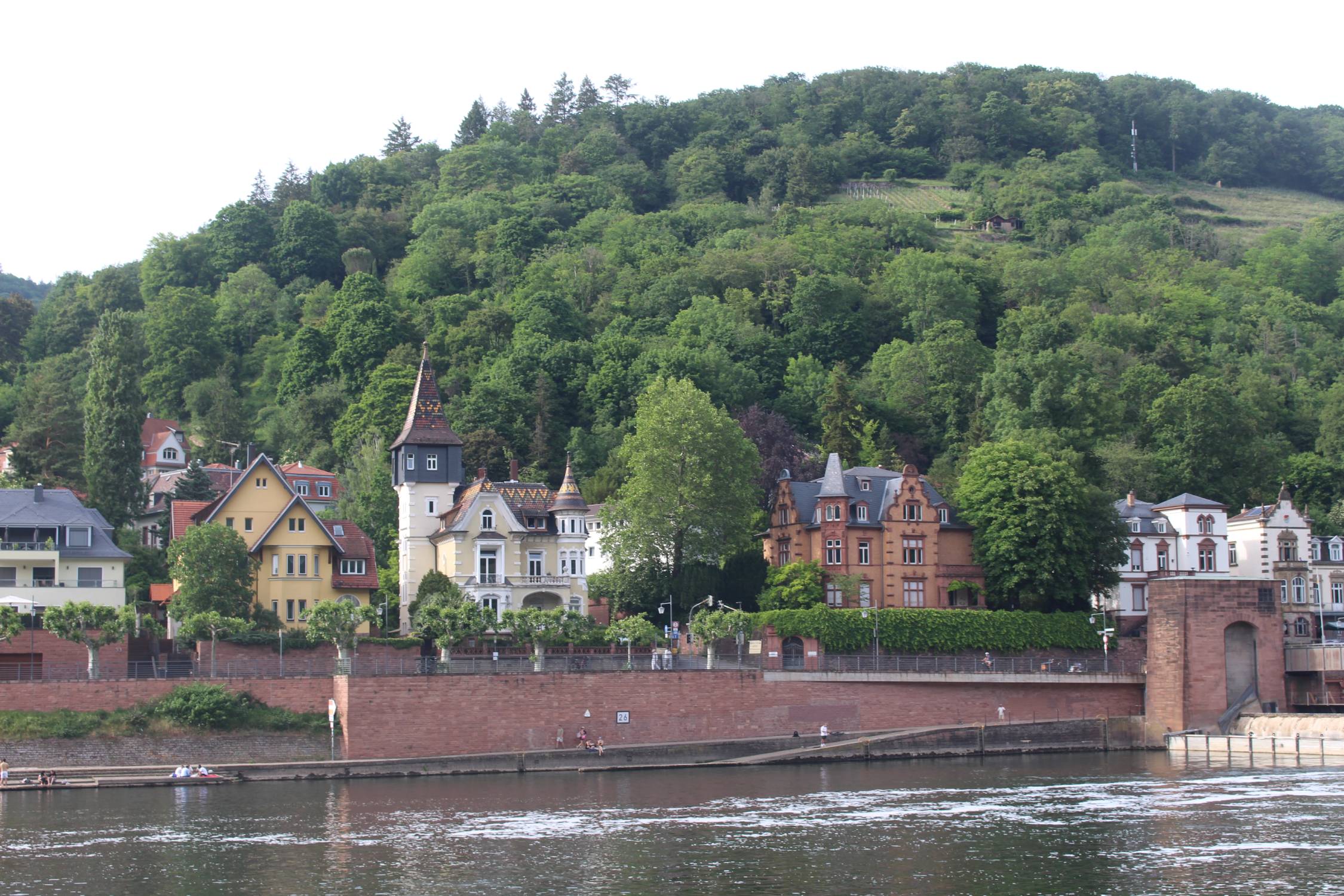 Heidelberg, maisons, &eacute;cluse
