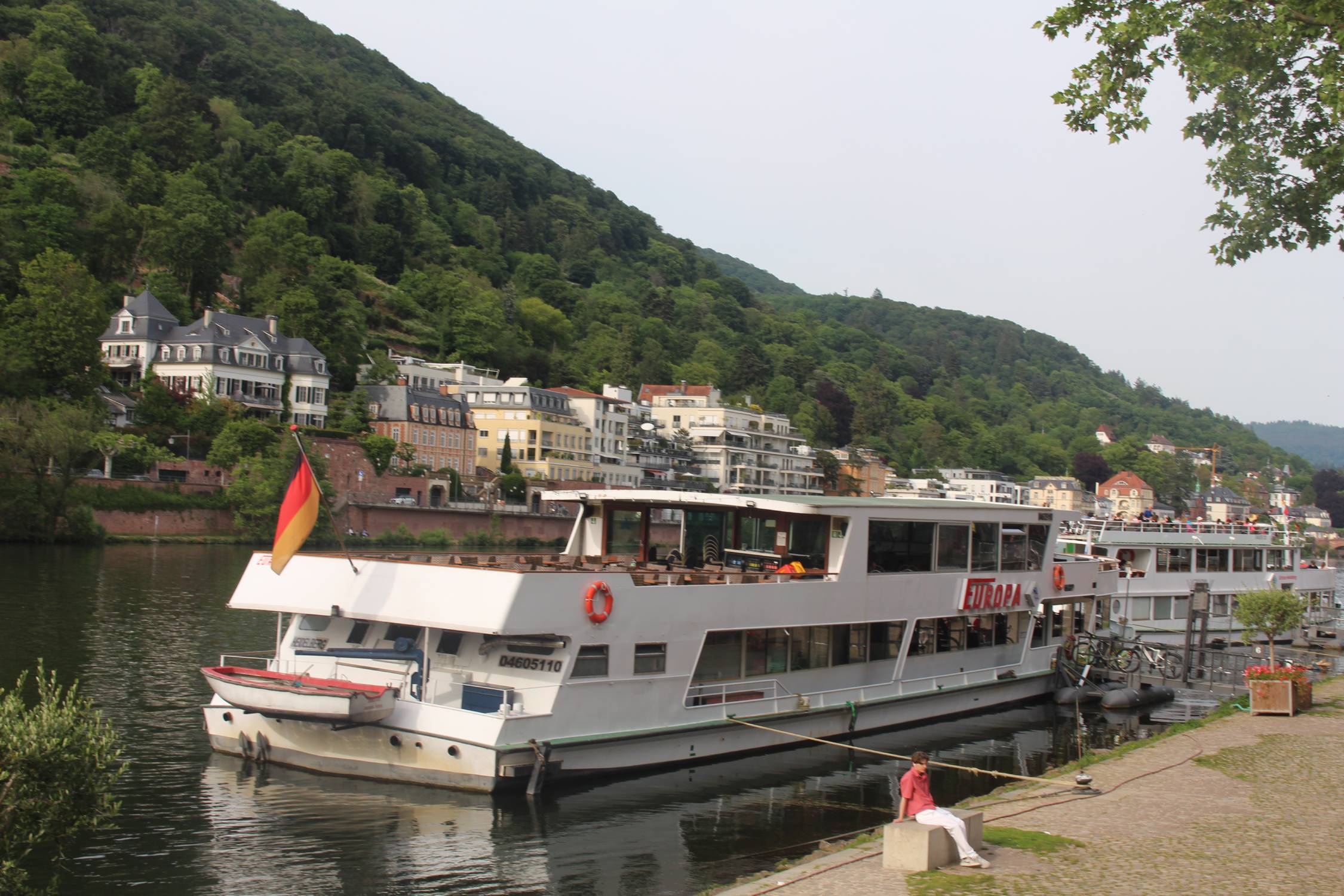 Heidelberg, Neckar, croisi&egrave;re