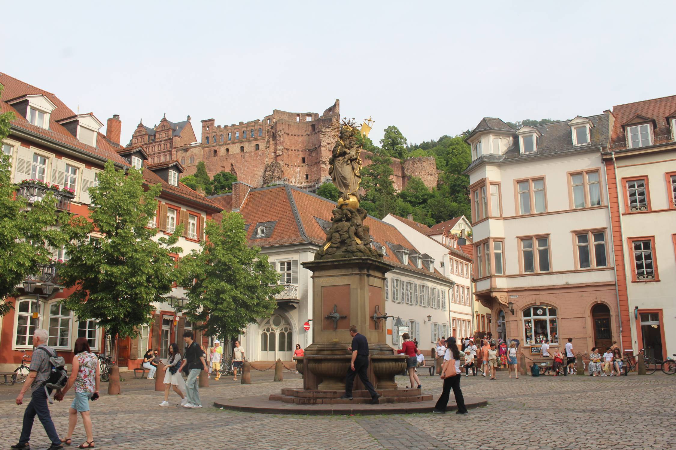 Heidelberg, place Karlsplatz