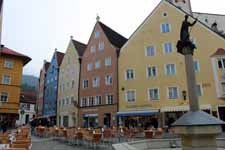 Maisons color&eacute;es de F&uuml;ssen