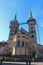 Fa&ccedil;ade de la cath&eacute;drale de Bamberg