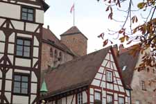 Maisons &agrave; colombages de Nuremberg
