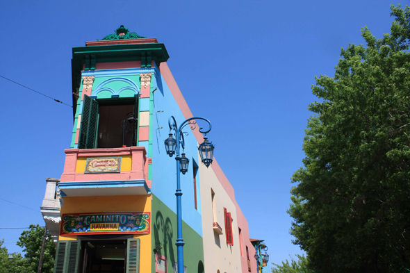 Le passage de El Caminito à La Boca, Buenos Aires