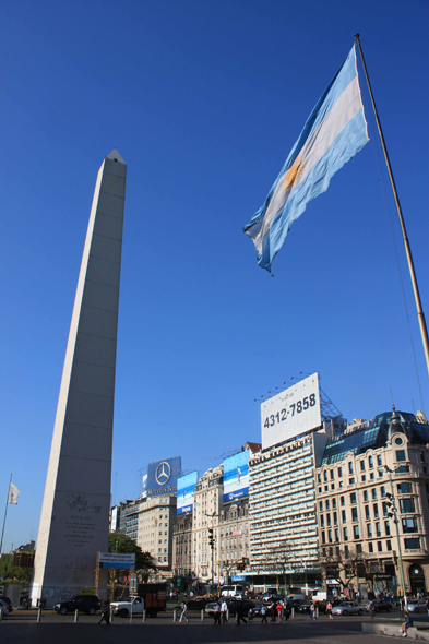 Obelisco, l'obélisque de Buenos Aires, Argentine