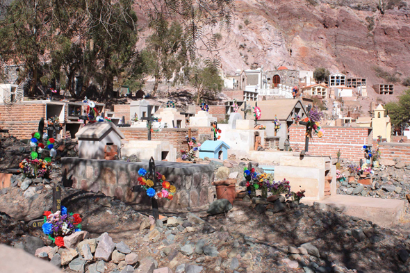 Un cimetière près de Purmamarca