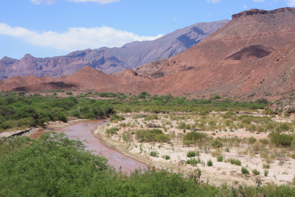 Quebrada de la Conchas, paysage