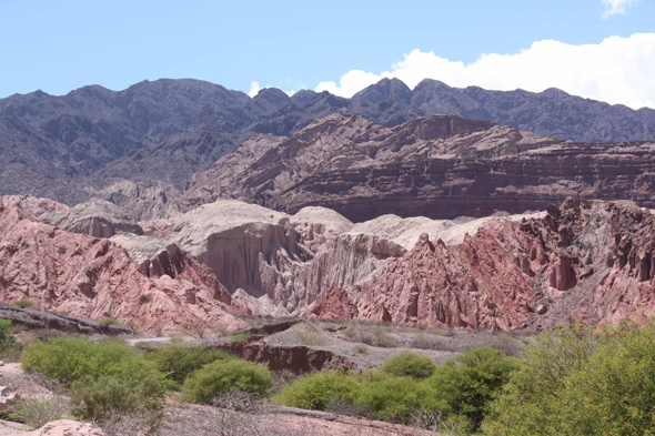 Quebrada de la Conchas, grès rouge