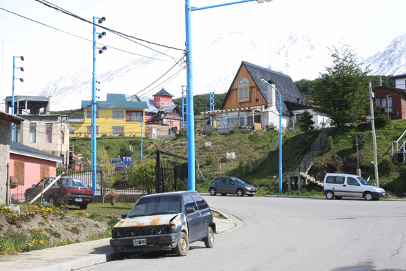 Une rue typique d'Ushuaia