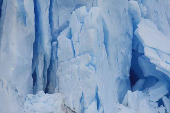 La glace du Perito Moreno