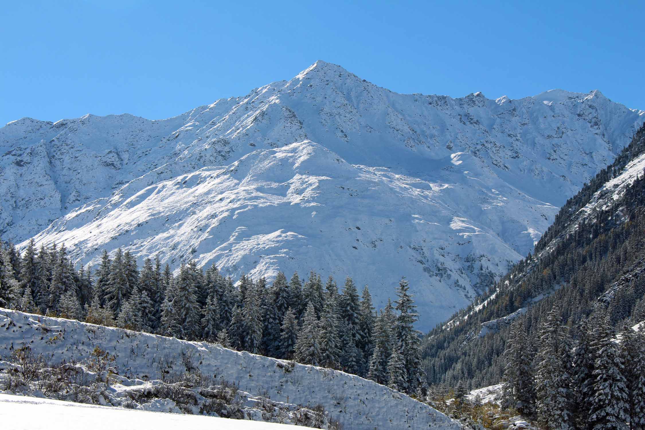 Paysage près de Mittelbergjoch