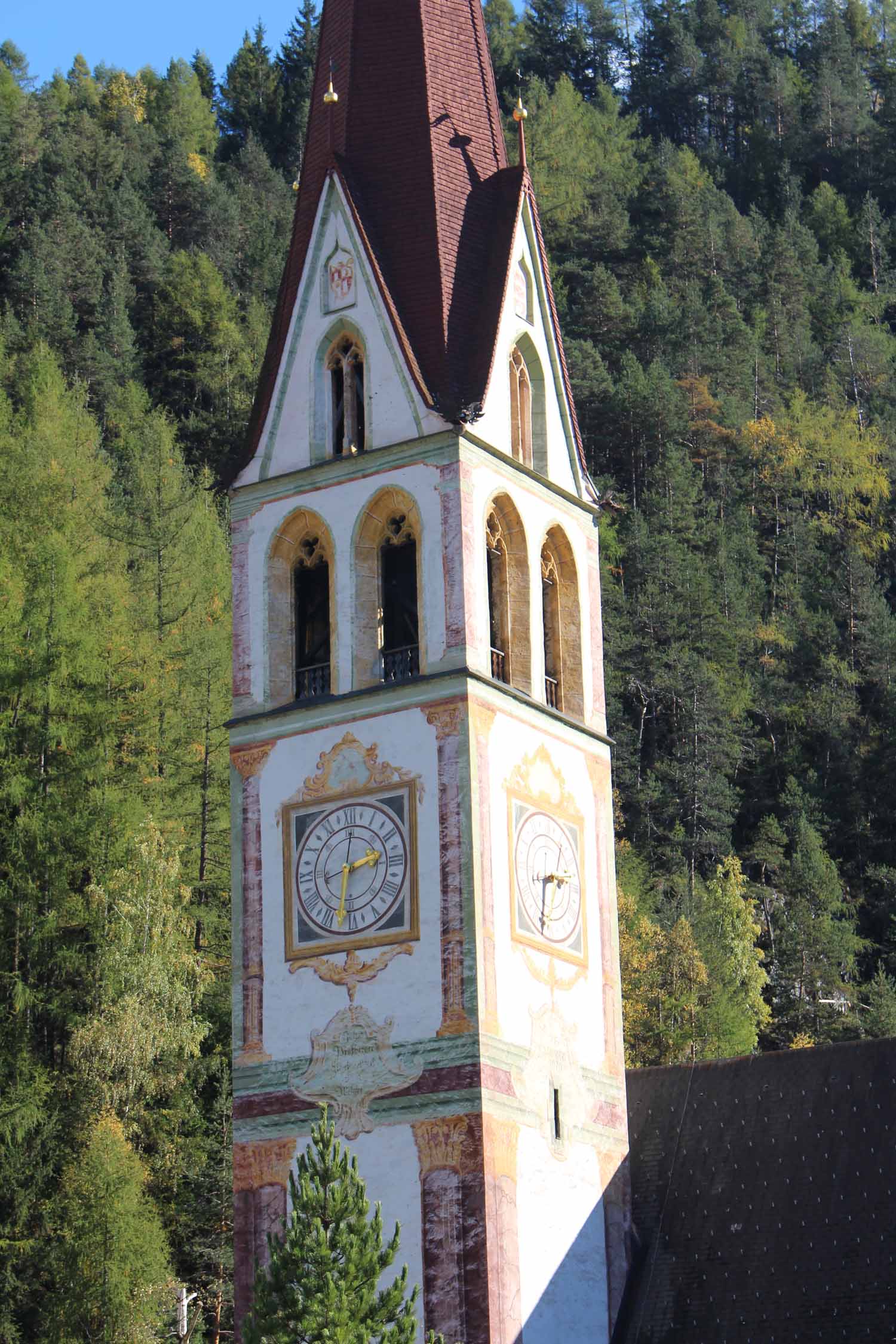 L'église baroque de Längenfeld