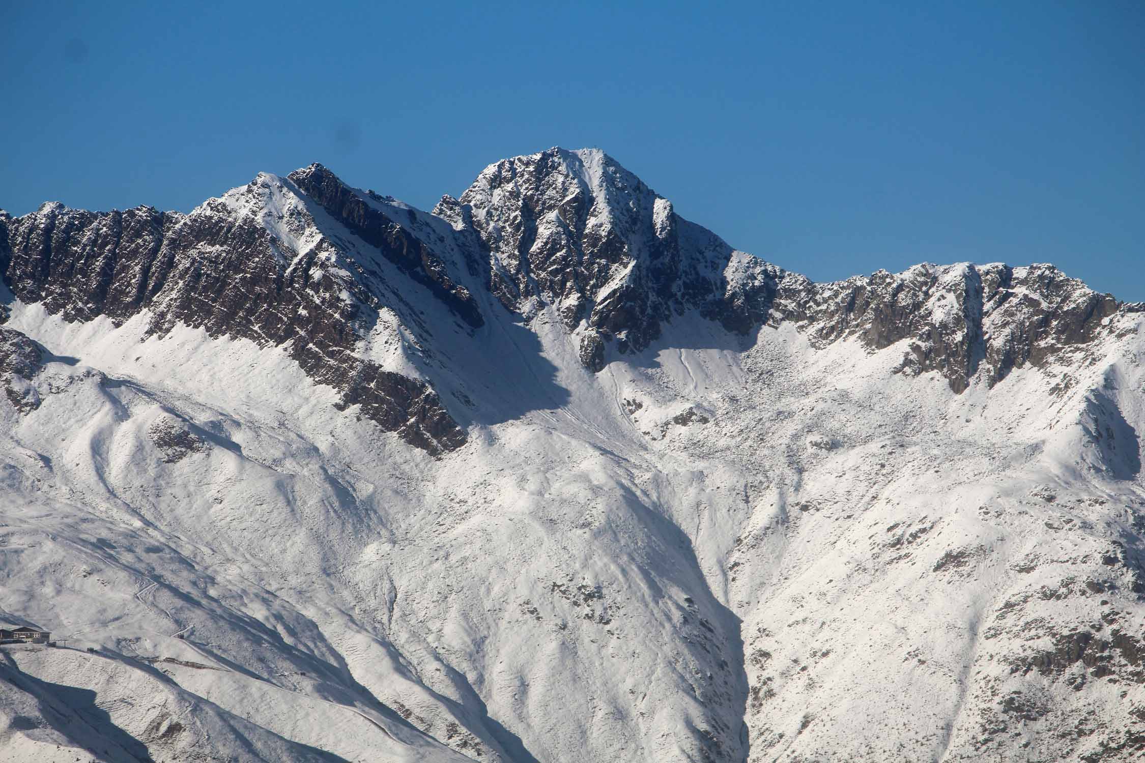 Tyrol, les montagnes sous la neige