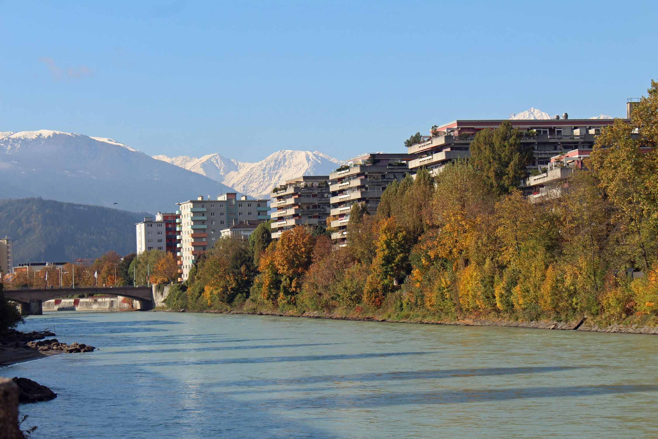 La rivière Inn à Innsbruck