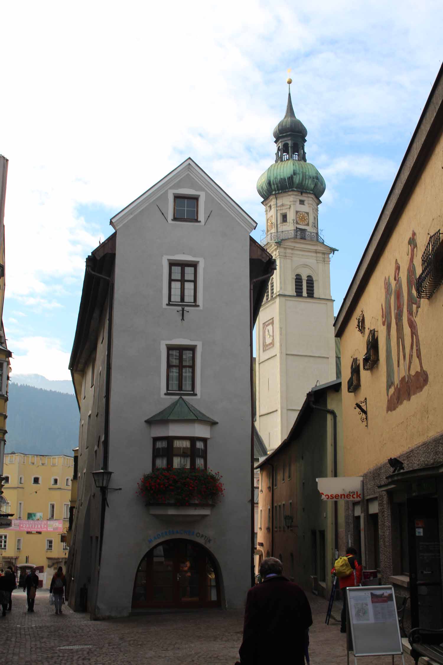 Hall en Tyrol, ruelle médiévale