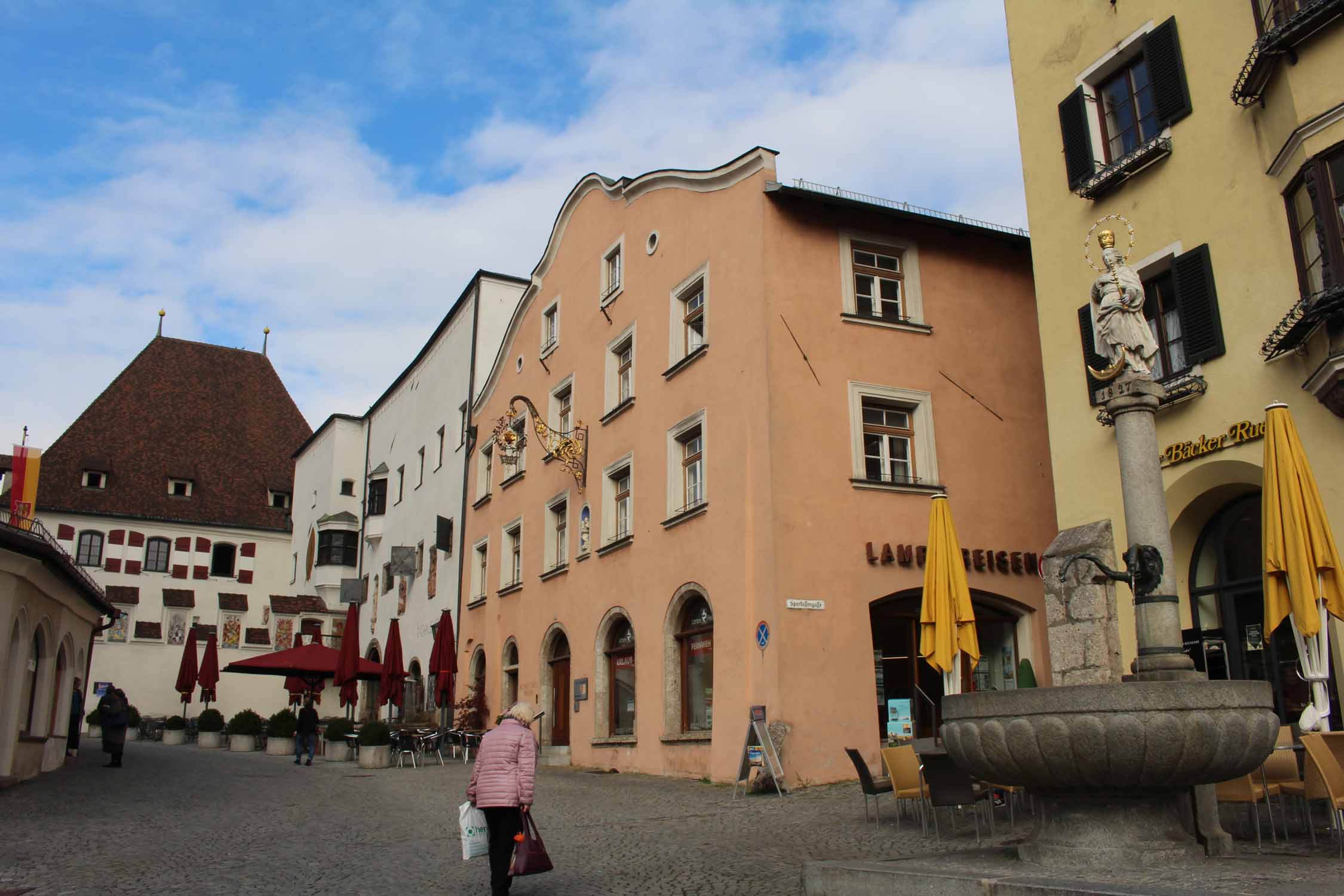 Hall en Tyrol, la place principale