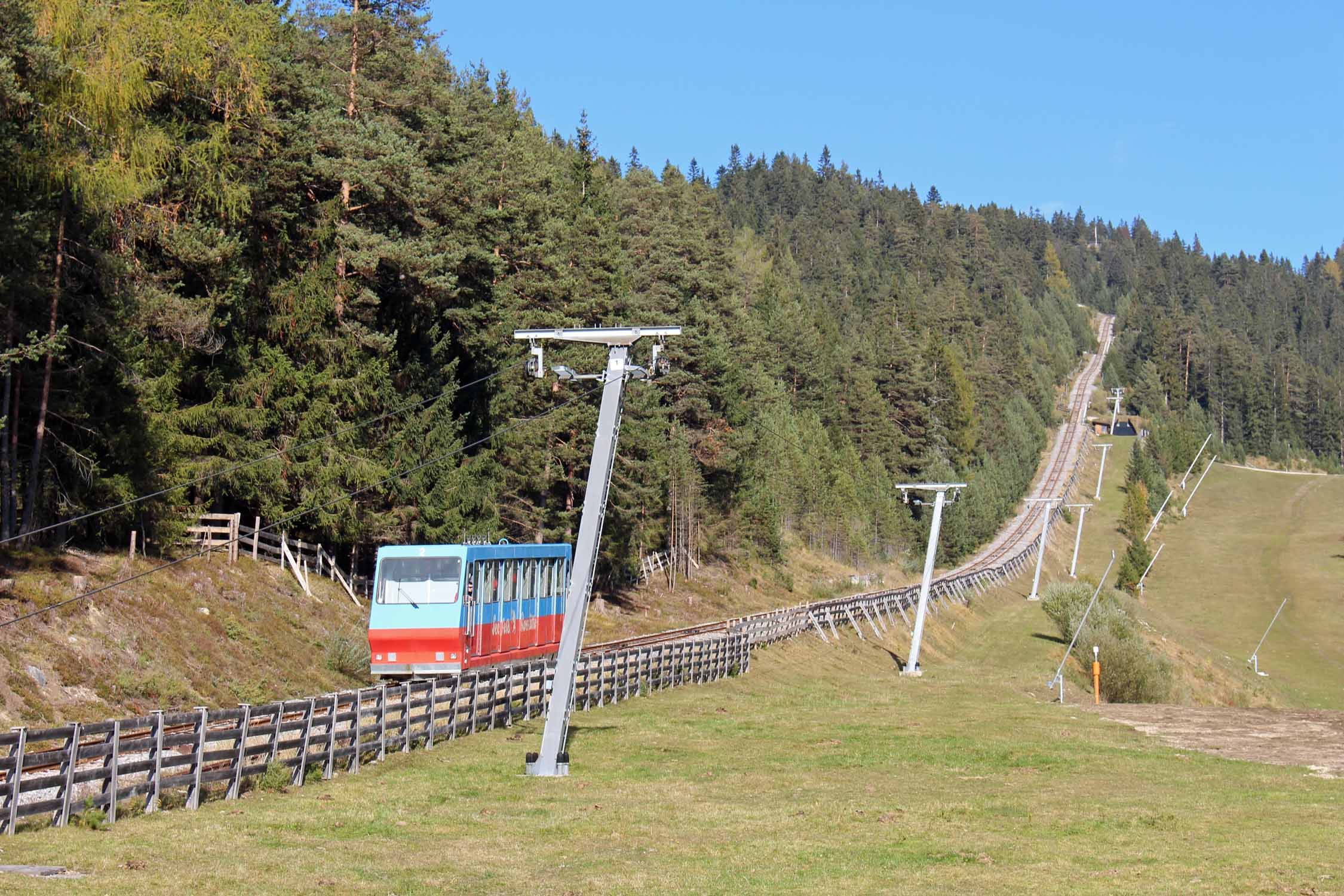 Le funéculaire de Seefeld, Tyrol