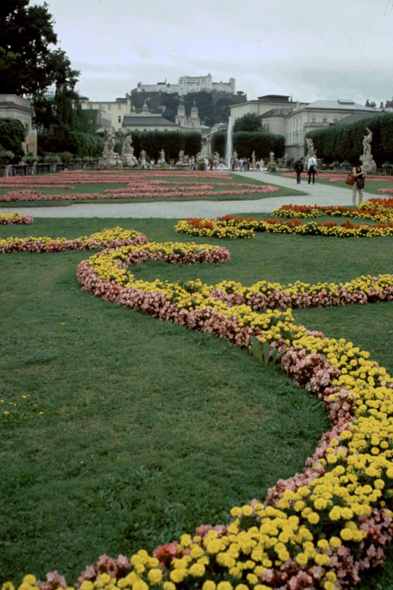 Le jardin de Mirabell à Salzbourg