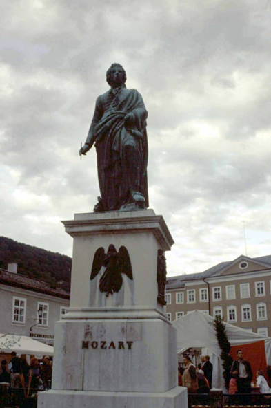 Salzbourg, Mozart, statue