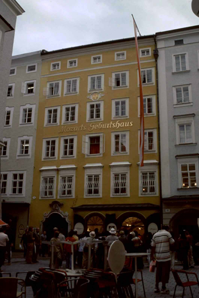 Salzbourg, Mozart, maison natale