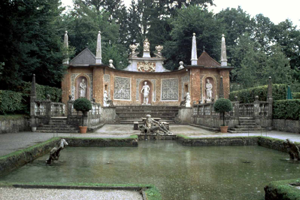 Salzbourg, Hellbrunn, jeux d'eau