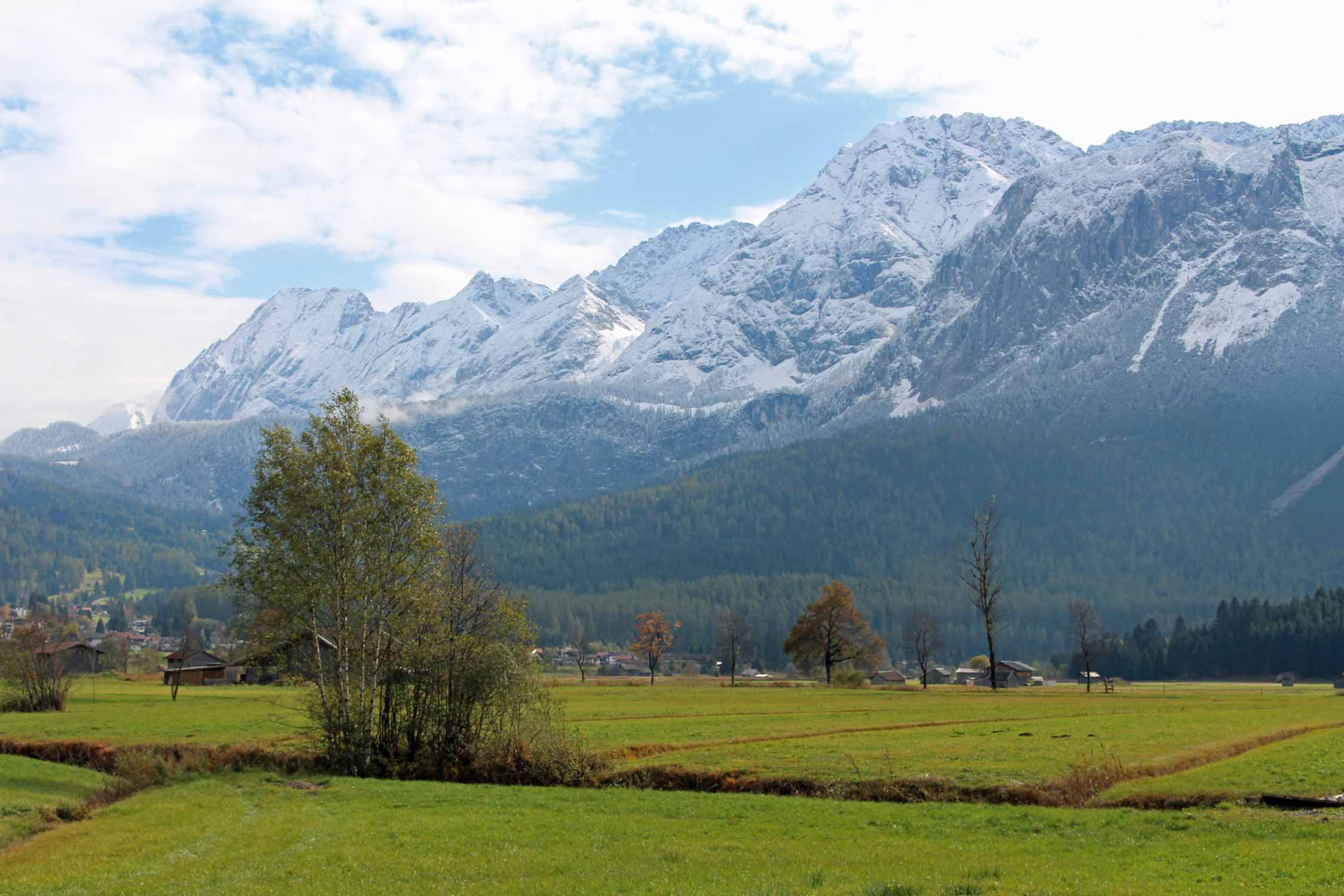 Les montagnes de Mieming