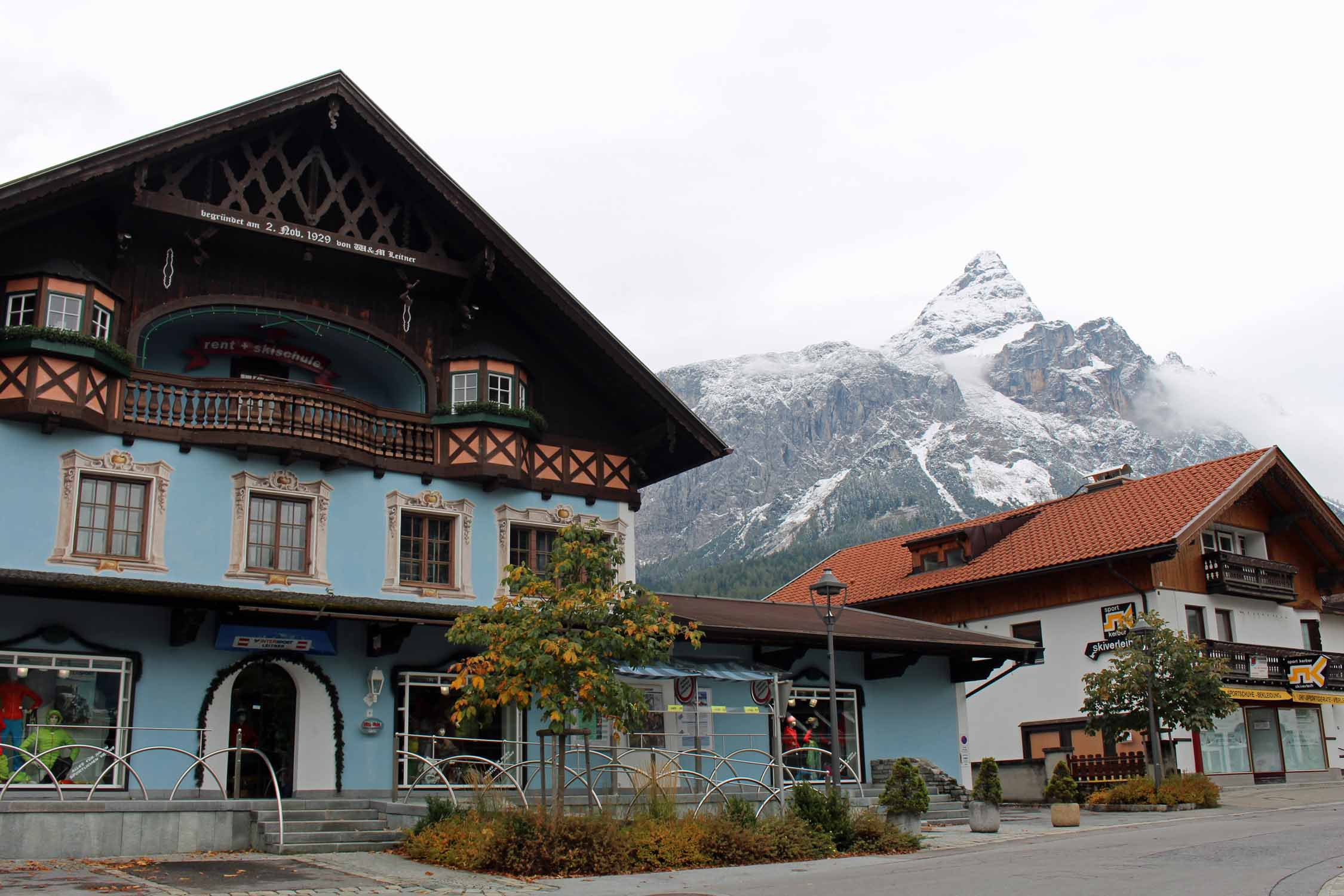 Une maison colorée à Ehrwald