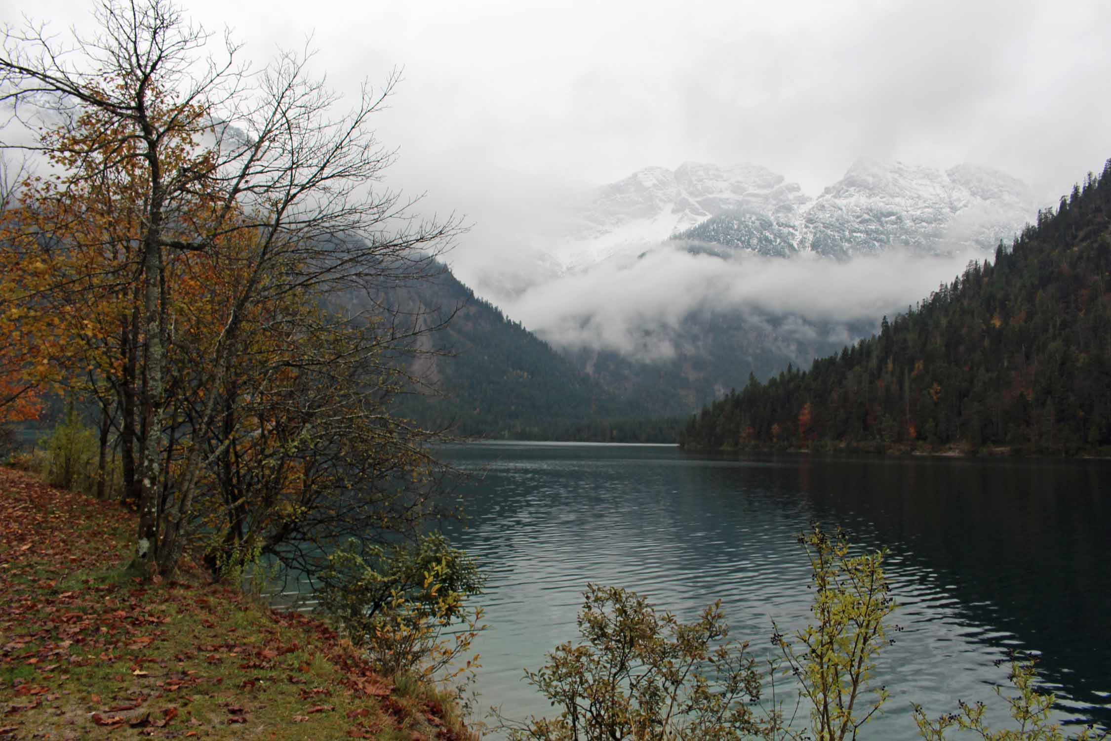 Le lac de Plansee au Tyrol