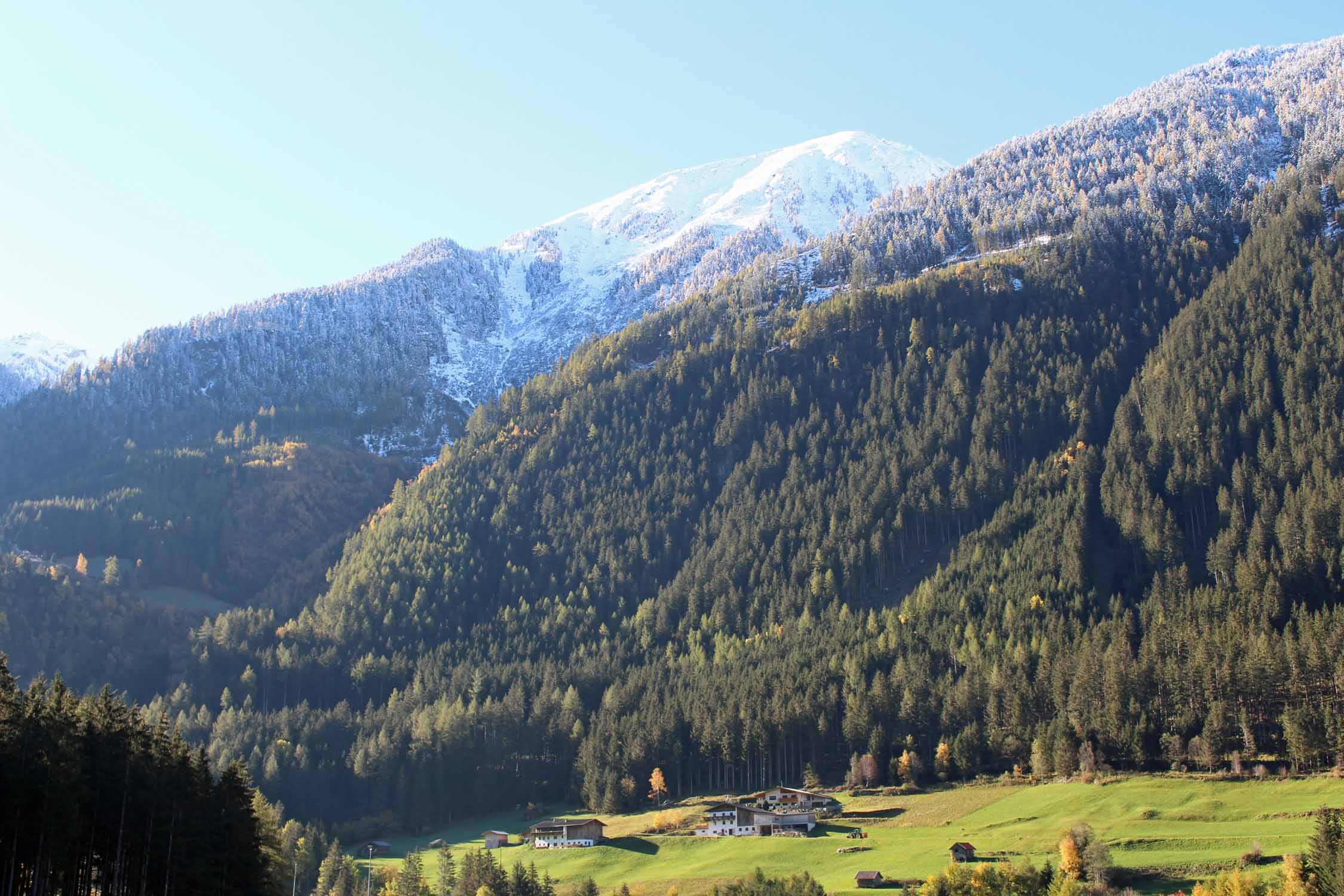 La jolie vallée de Pitztal