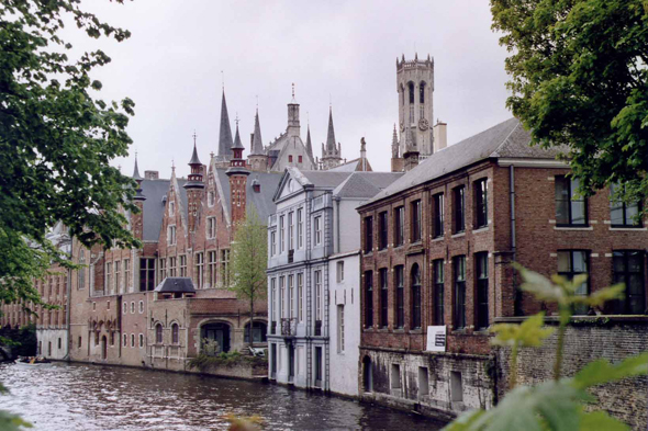Le quai Langerei à Bruges