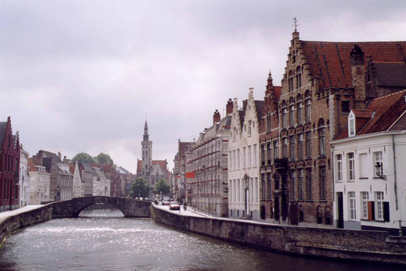 Bruges,  le canal de Spiegelre