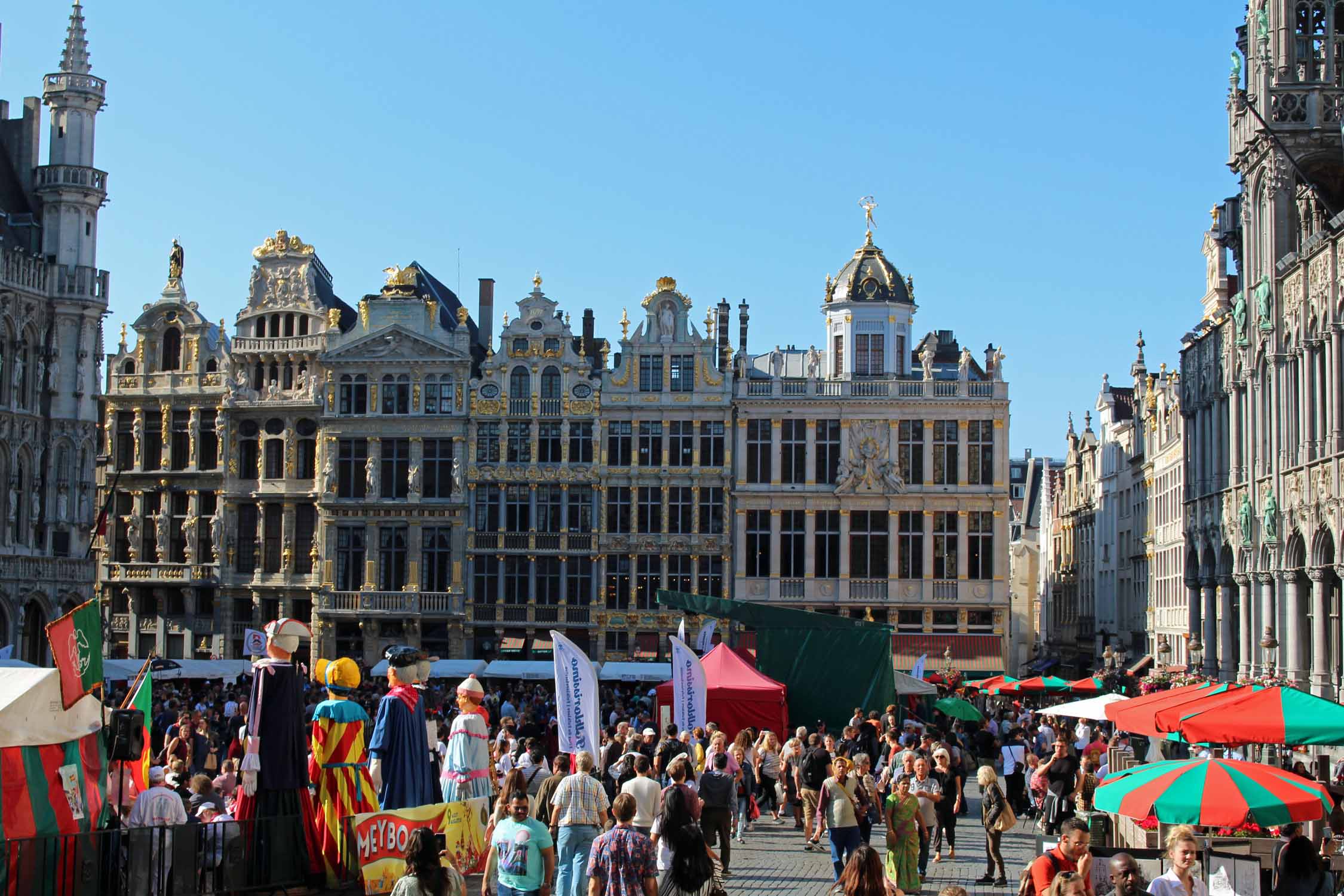 La très belle Grand-Place de Bruxelles