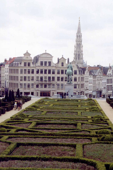 Bruxelles, vue du Mont des Arts