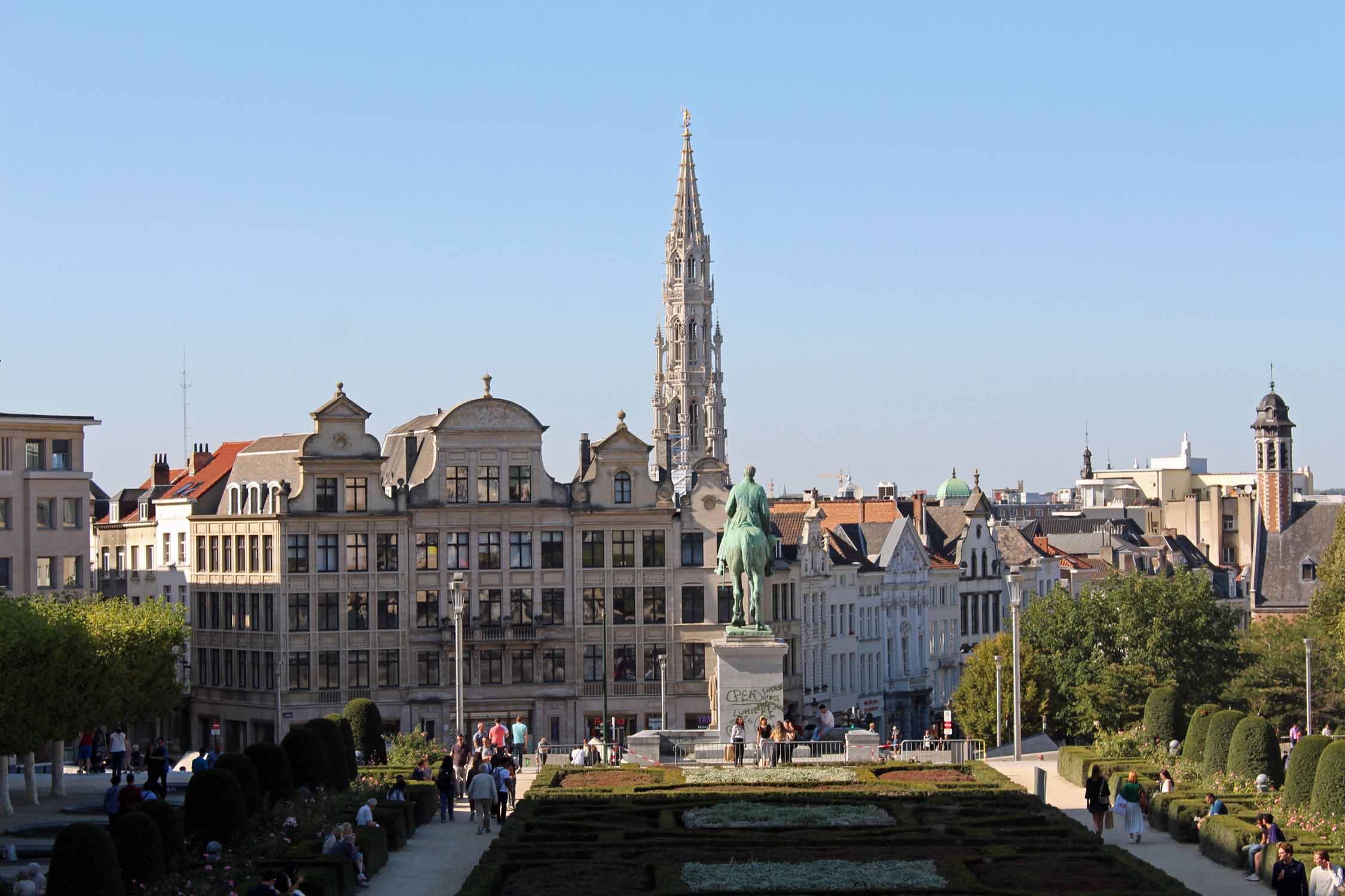 Bruxelles, le Mont des Arts, Belgique